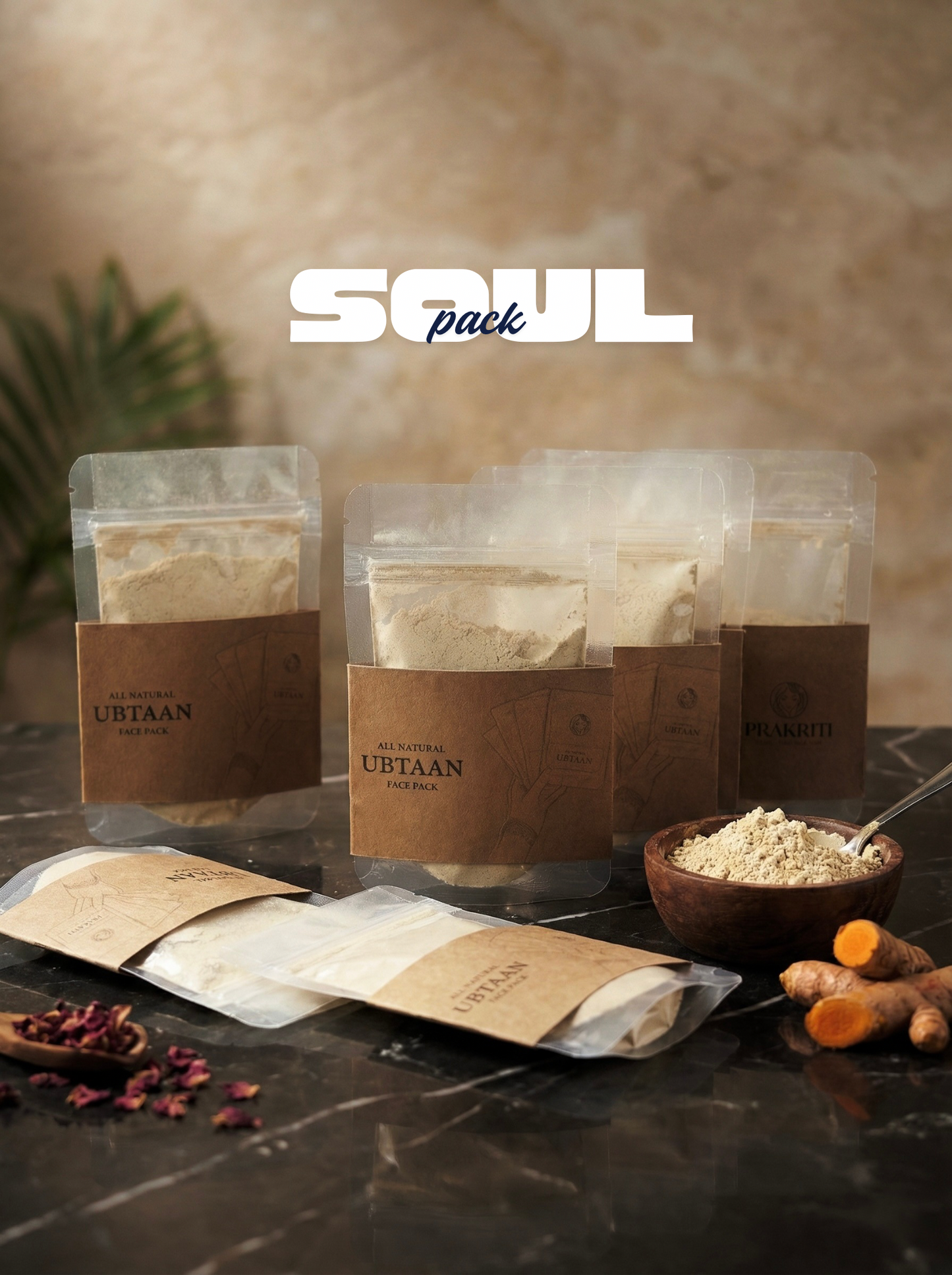 Ubtaan - All Natural Face Pack(Soul Pack) by Prakriti