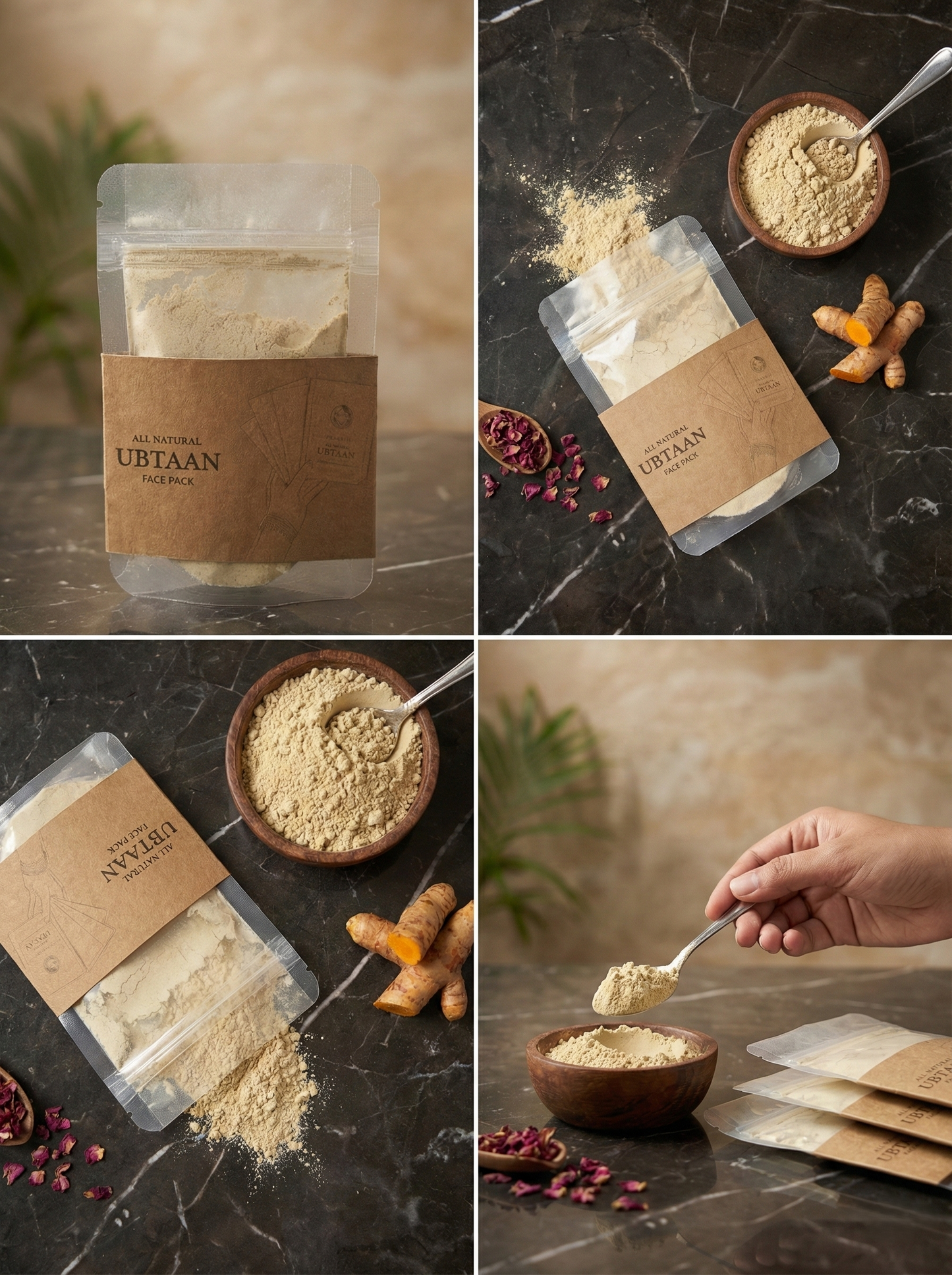 Ubtaan - All Natural Face Pack(Soul Pack) by Prakriti